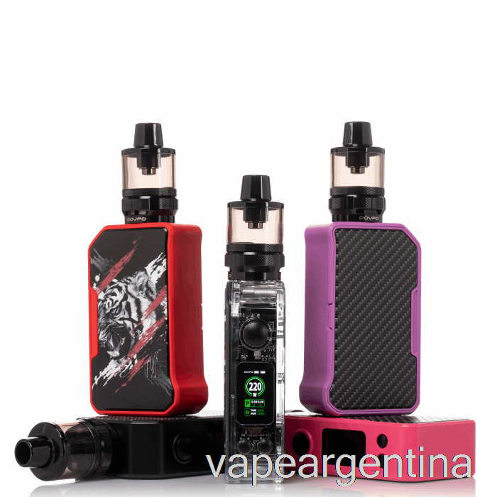 Dovpo Mvp 220w Kit De Inicio Fibra De Carbono Vape Transparente Argentina